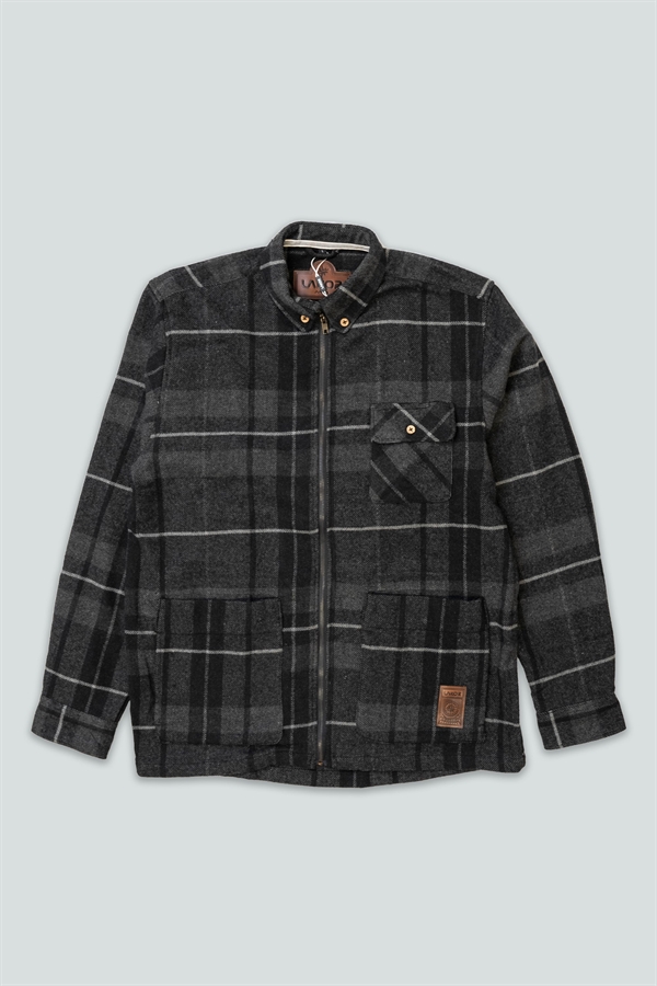 Lakor Beaver shirt jacket (grey/black)